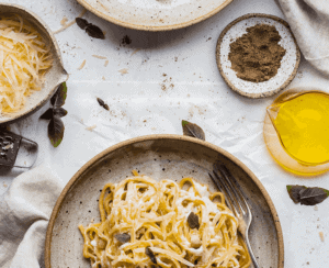 Linguine carbonara Linguine carbonara