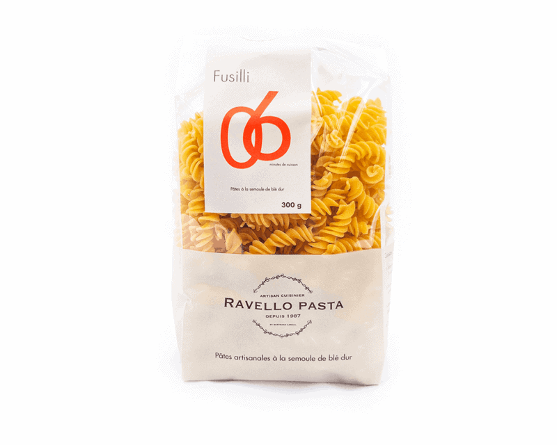 Paquet Fusilli artisanales aux œufs Ravello Pasta 300 g
